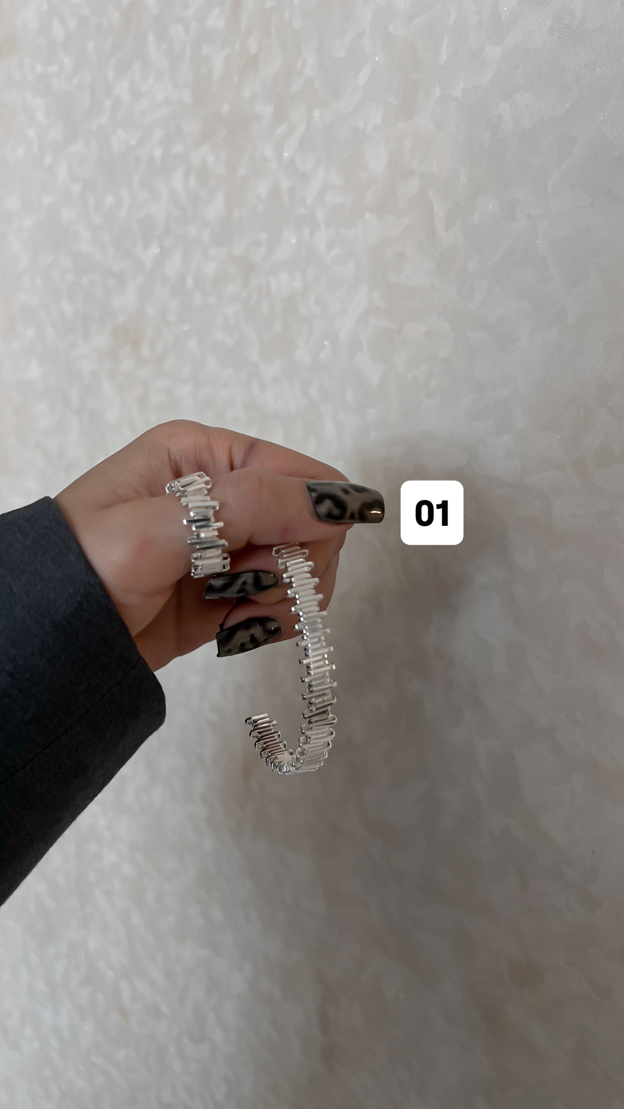 نیم ست بنگل انگشتر ابکاری نقره پیانو 004